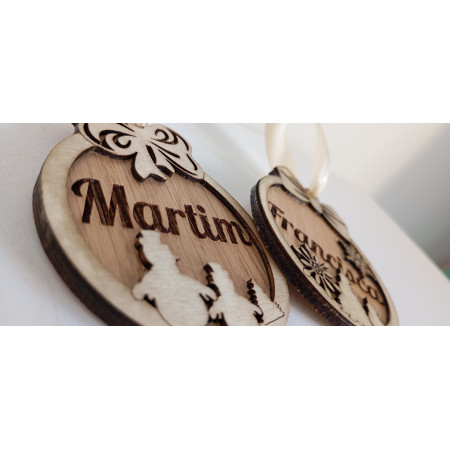 Bolas de Natal com nome